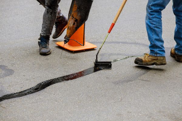 Parking Lot Crack Sealing in Camas